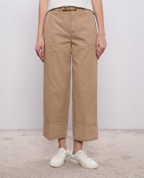 Twinset Beige pants with belt 261TP2150