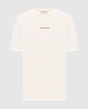 Premiata Ivory T-shirt with contrast logo PA1027