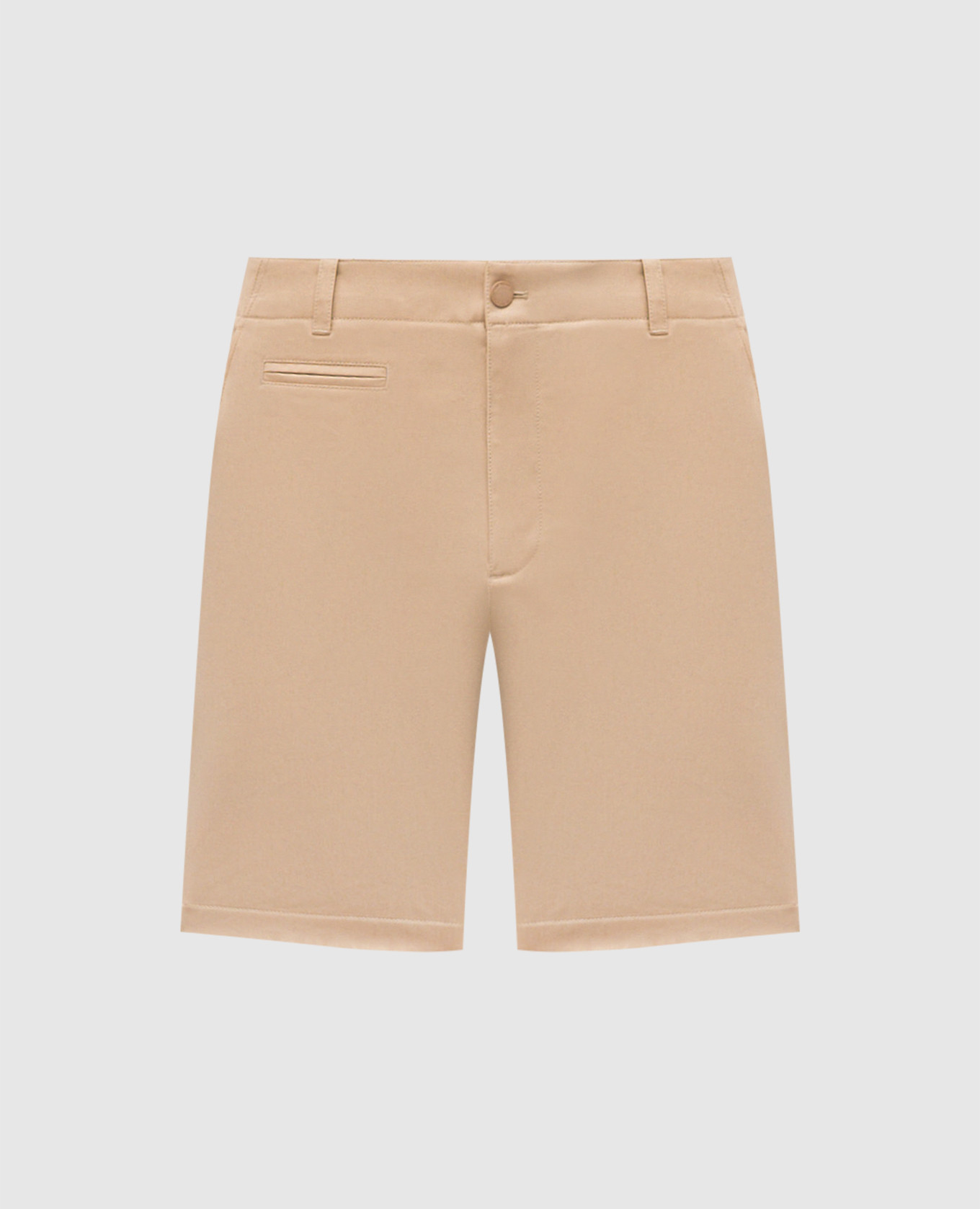 Beige shorts with logo patch Givenchy