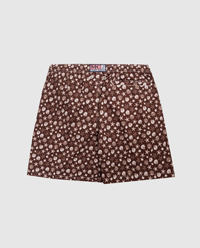 MC2 SAINT BARTH Children's brown Jean swim shorts JEA002203820L