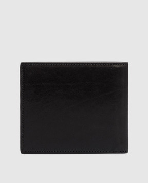Dolce&Gabbana Black leather wallet with DG logo BP1321AU994