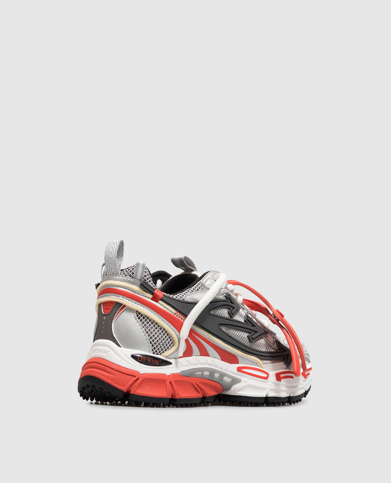 Be Right Back grey sneakers with textured logo Off-White 3