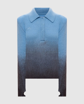 Rowen Rose Blue sweater with wool RRK552