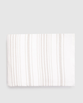 L'appartement Stripe towel STRIPEGAUZEBATHSHEET