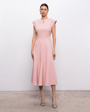 Nissa Pink midi dress RZ16445