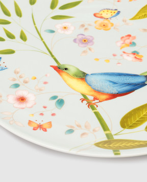 Geminiano Cozzi 1765 Blue porcelain dessert plate Incanto di Primavera LGCFF02239065