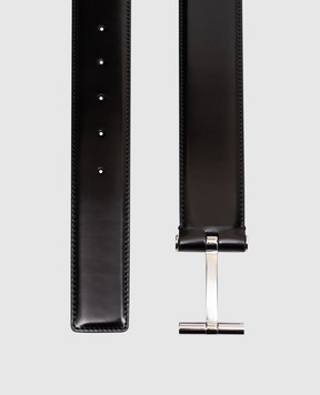 Tom Ford Black glossy leather belt TB154LCL052S
