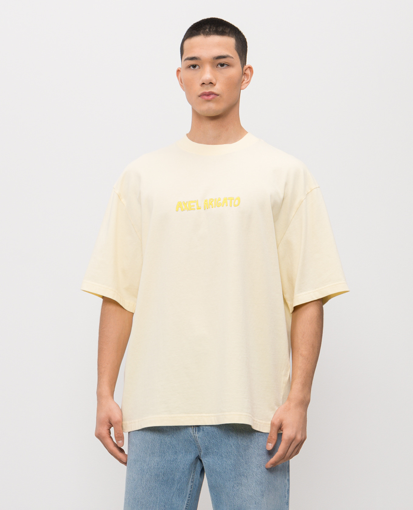 

Bale yellow T-shirt with logo print Axel Arigato