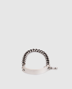 Ann Demeulemeester Silver Doa Chain Bracelet B0013708OT018