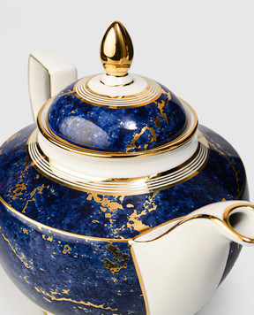 Stefano Ricci Blue porcelain teapot OCT001LAPIS2