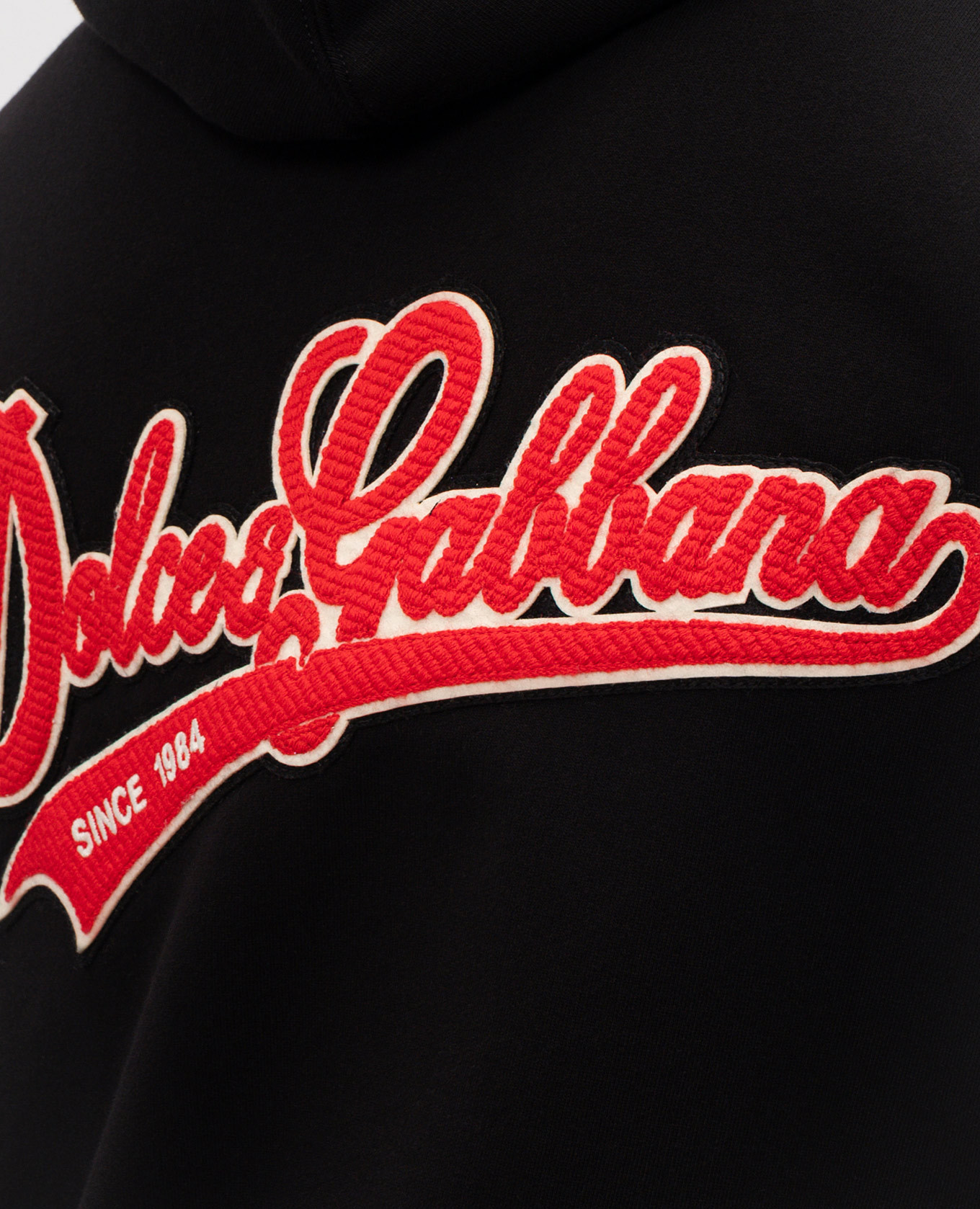 

Black insulated sports jacket with logo appliqué Dolce&Gabbana