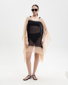 Balmain Printed silk beach dress BKA172450