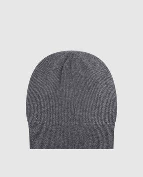 Peserico Gray hat with wool, silk and cashmere with lurex S36210F1209095