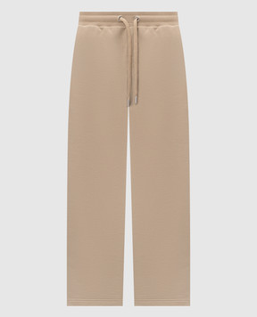 Ami Paris Beige sweatpants with emblem UTR855747m