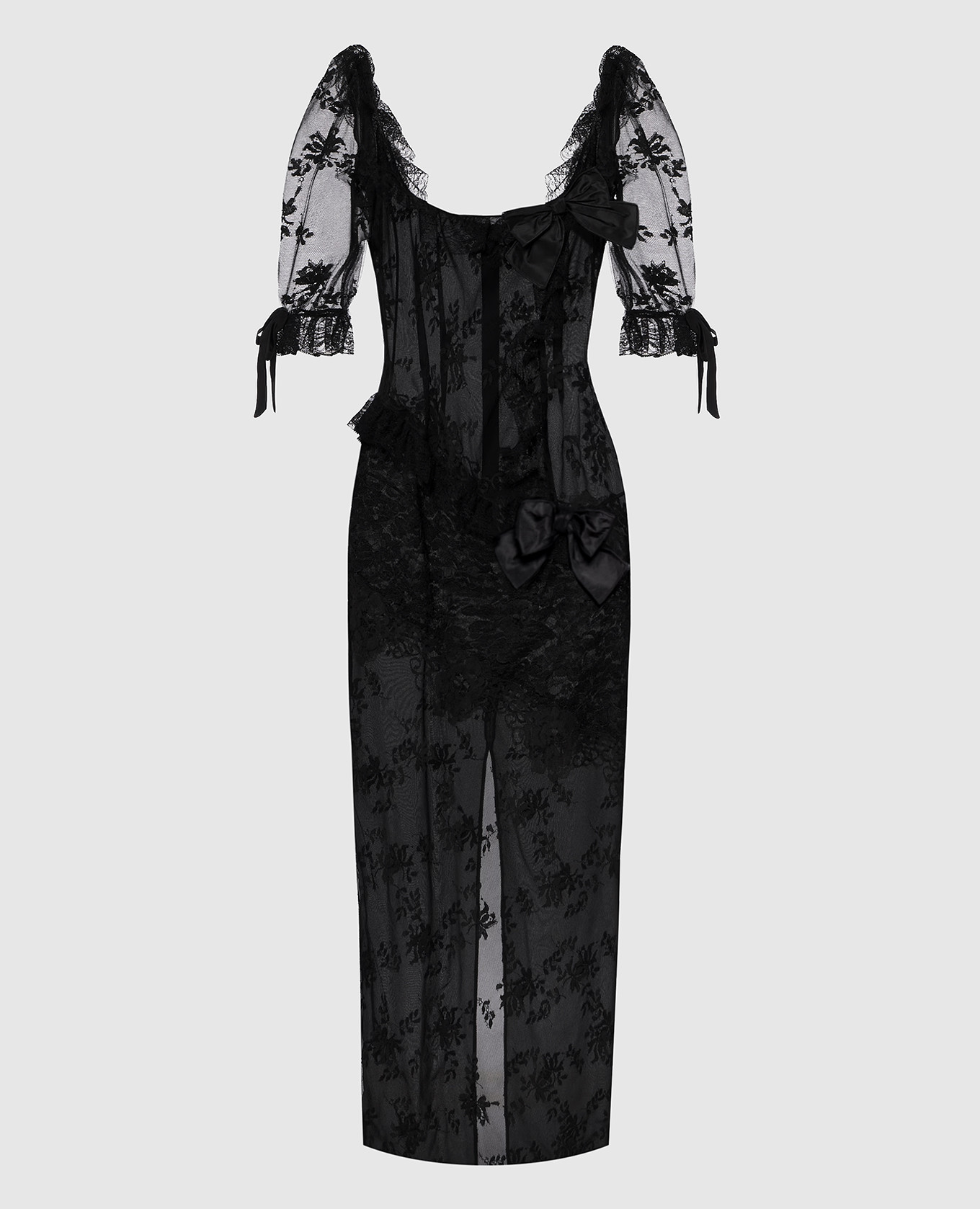 Black lace midi dress Alessandra Rich