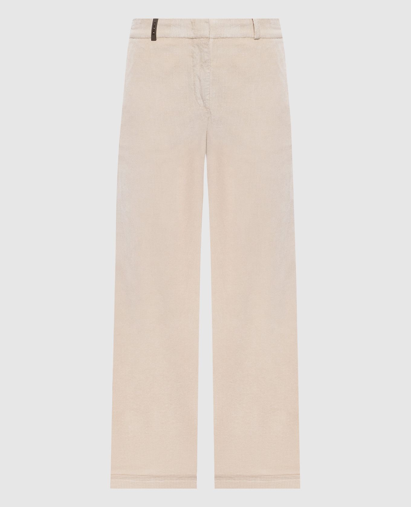 

Beige corduroy pants Peserico