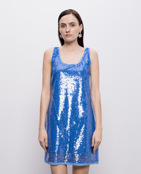 Simkhai Stacie blue sequin dress 2261234LS