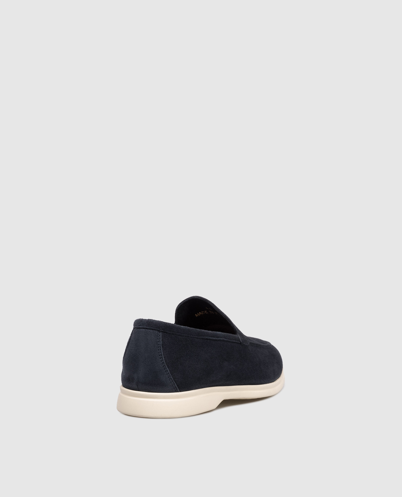 

Blue suede loafers Pini Parma