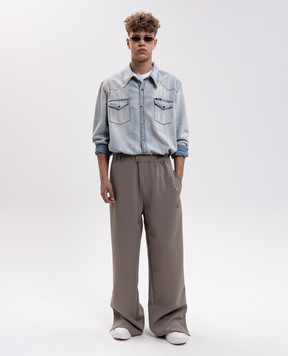 AMIRI Blue denim shirt AM426SH047