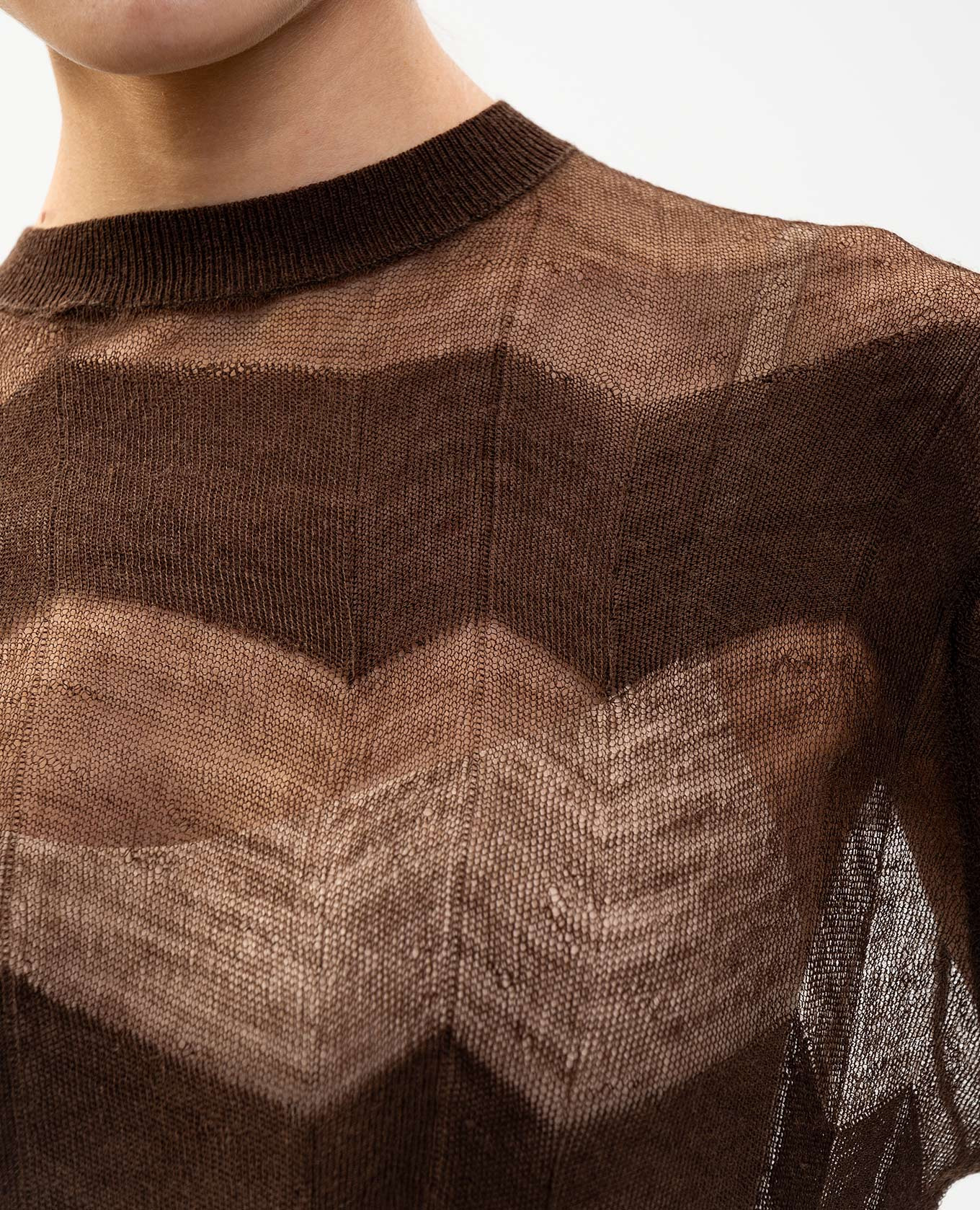 

Brown MORACA wool jumper Sofie D`Hoore
