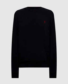 Ami Paris Black Ami de Coeur sweatshirt BFUSW035730w