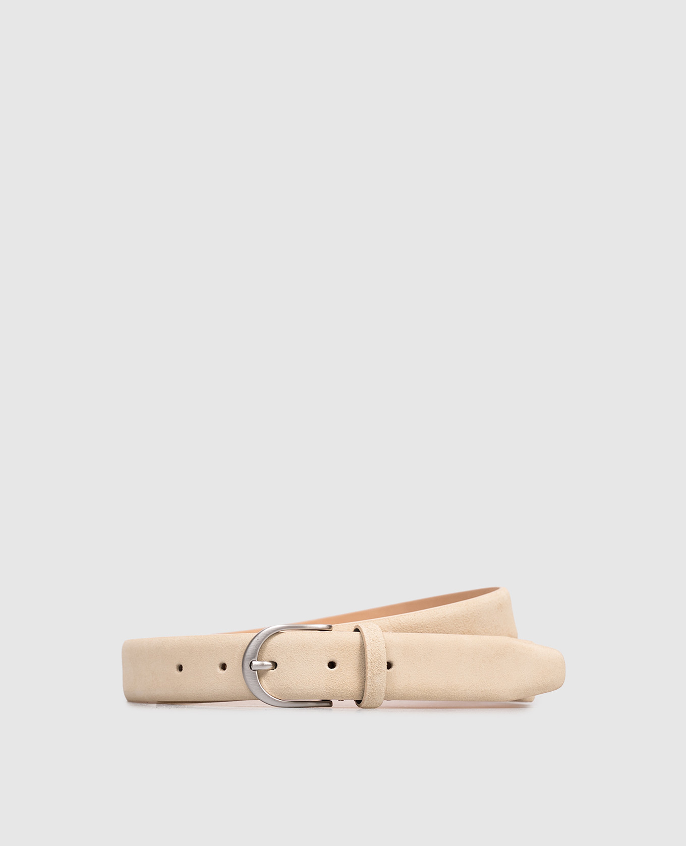

Beige suede belt Pini Parma