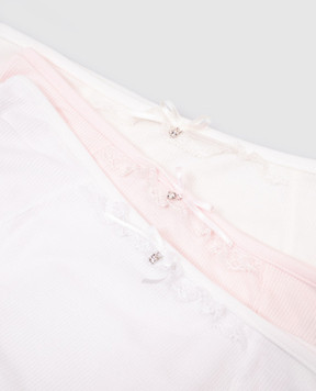 Story Loris Children's ribbed panties set 17917