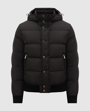 MooRER Black down jacket COVEN COVENSTP