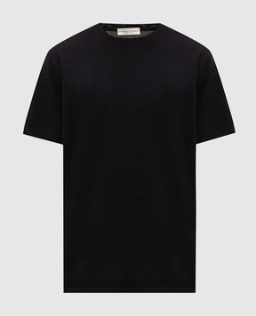 Cashmere&Whiskey Black cotton T-shirt 51502