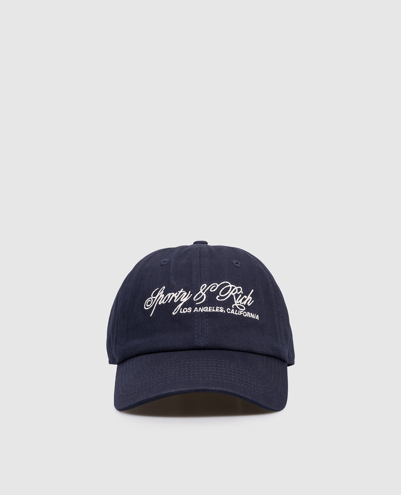 

Blue cap with logo embroidery Sporty & Rich