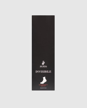 RiminiVeste Black Invisibile footprint socks INVISIBILE
