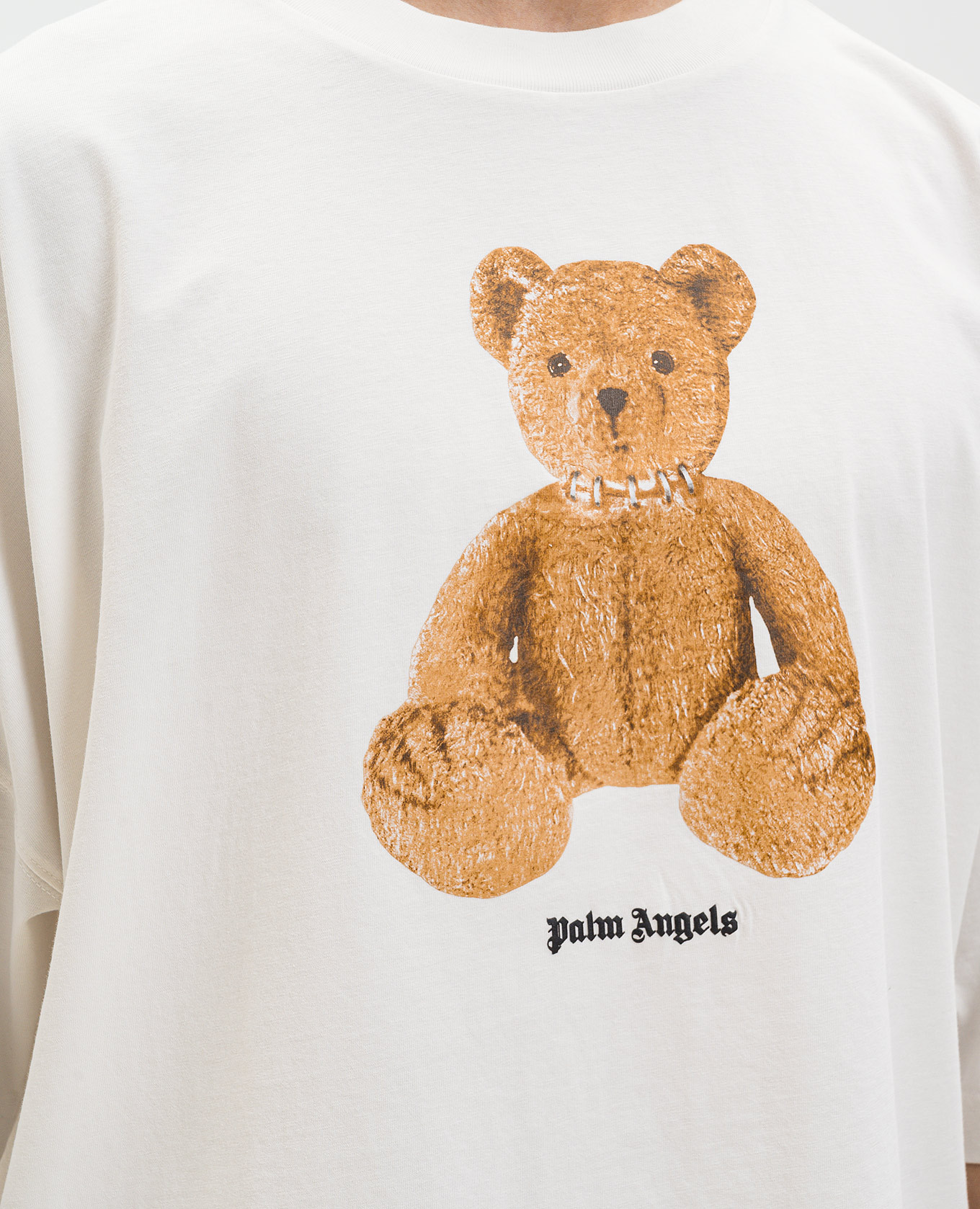 Ivory Bear T-shirt Palm Angels 5