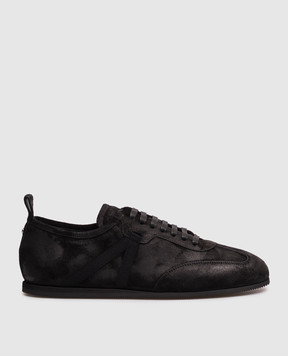 Ann Demeulemeester Siru black suede sneakers B0012585LT147