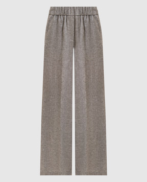 Peserico Beige linen pants P0405202600