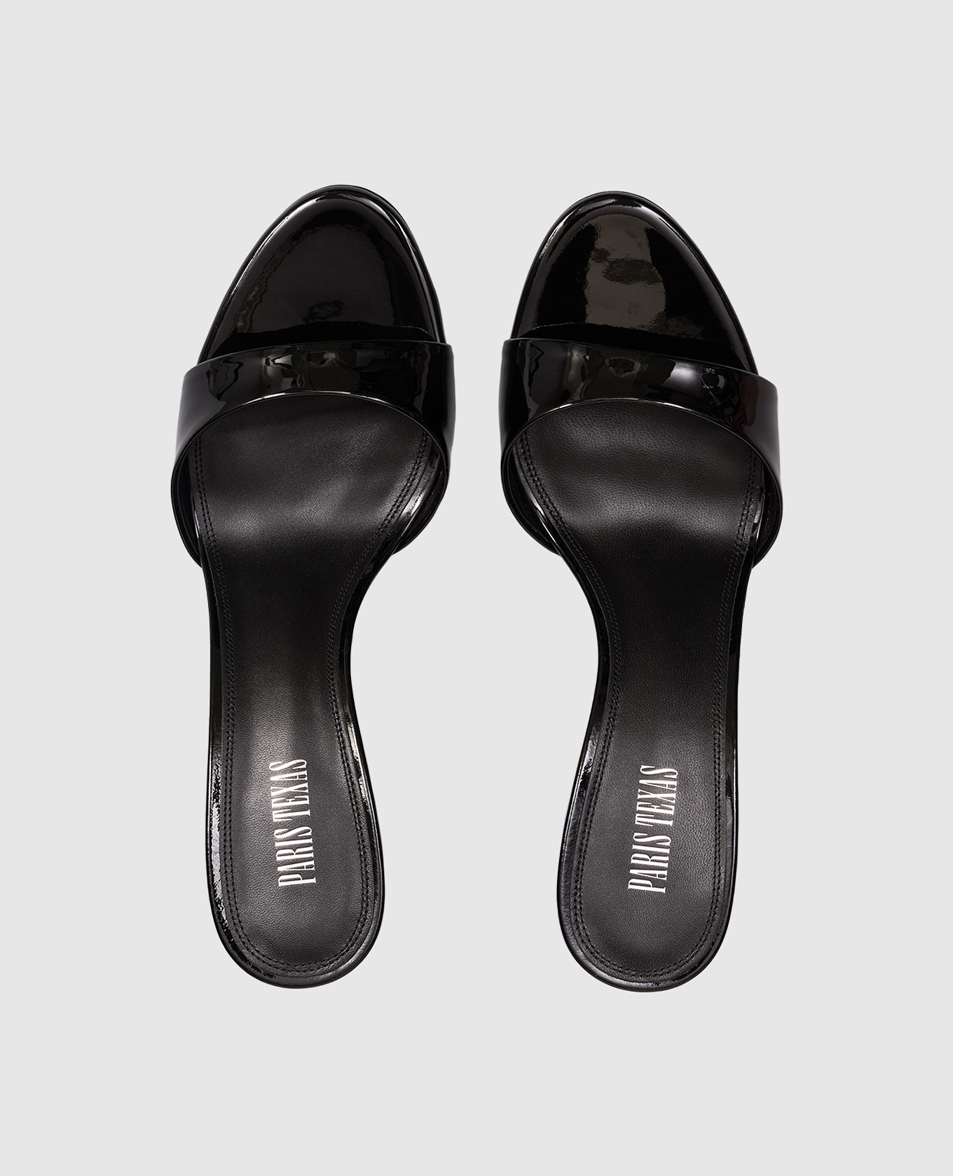 

Black patent leather mules LIDIA Paris Texas