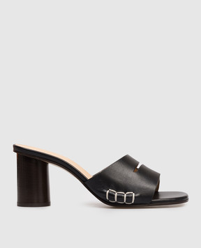 JW Anderson Black leather mules PU0036LA0071