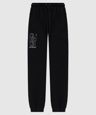 Double Arrow black joggers