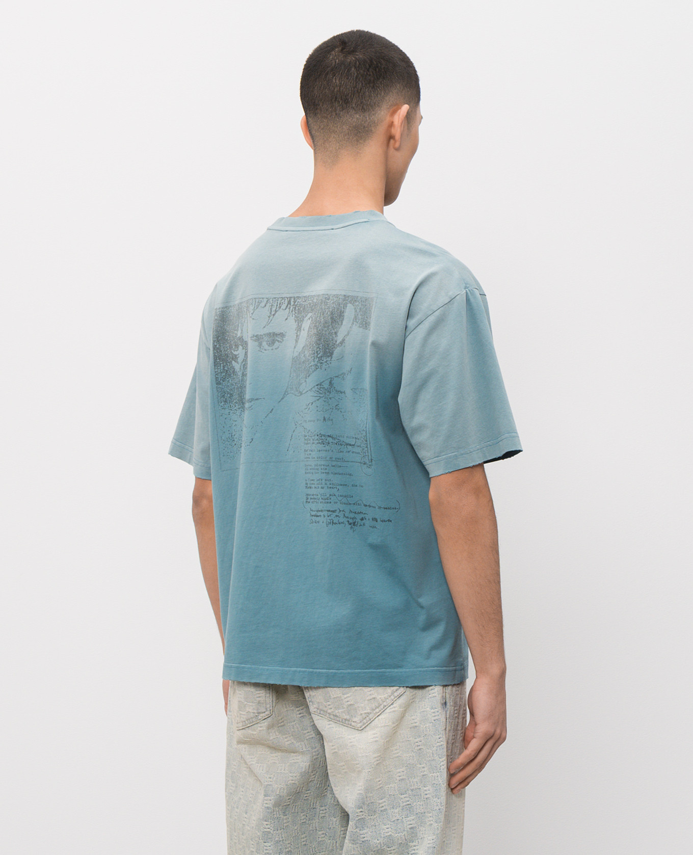 

Turquoise Hand Writing T-shirt Misbhv, Green