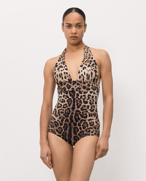 Dolce&Gabbana Leopard print swimsuit O9A06JONO11