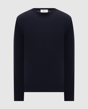 Pini Parma Blue cashmere sweater RNECKNABL