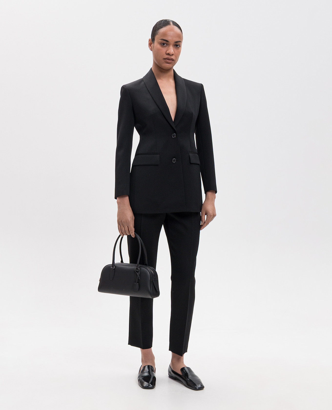 Eranza black wool pants The Row 2