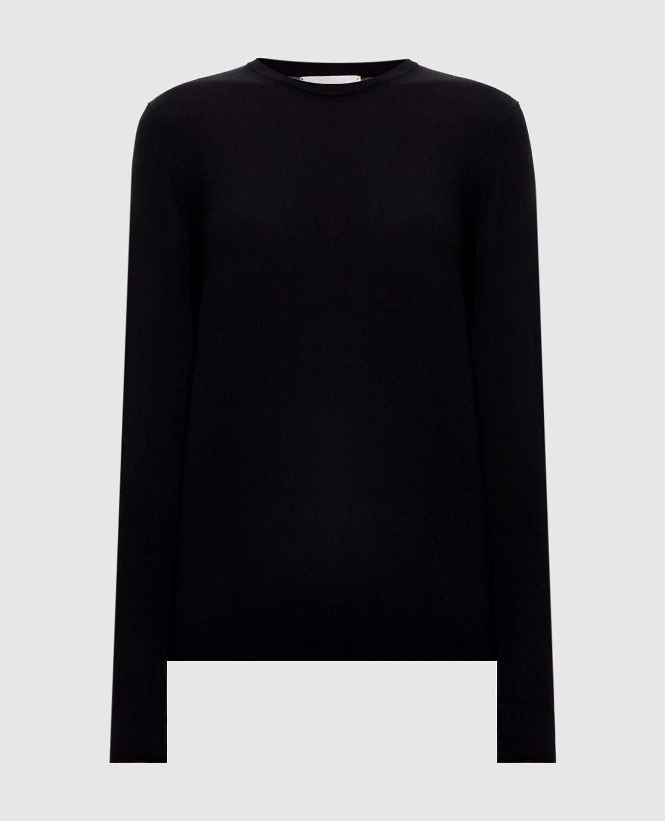 Black wool jumper