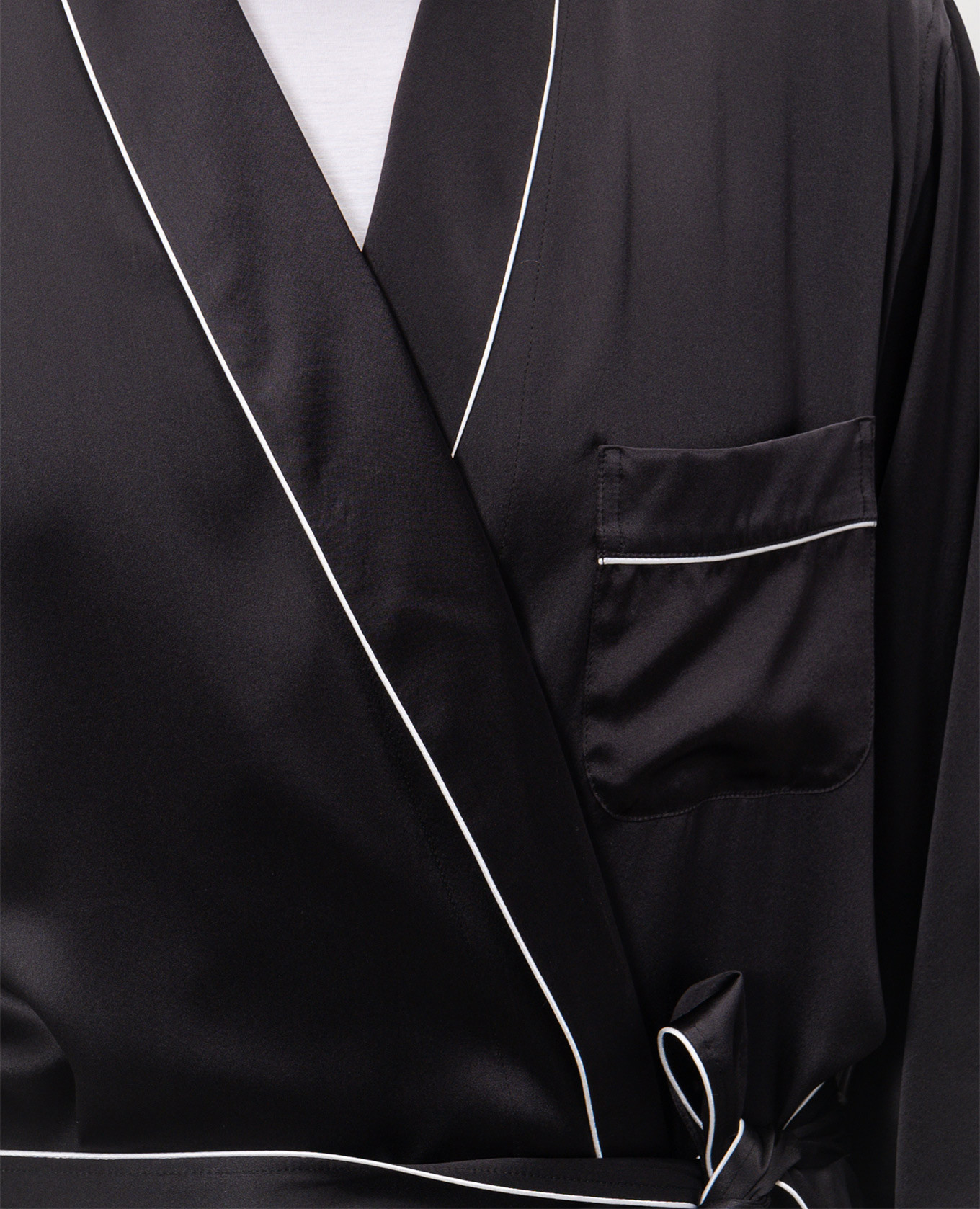 

Black silk robe Zimmerli