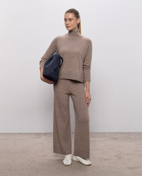 Max Mara Weekend Beige ZINCO wool and cashmere pants WKDZINCO