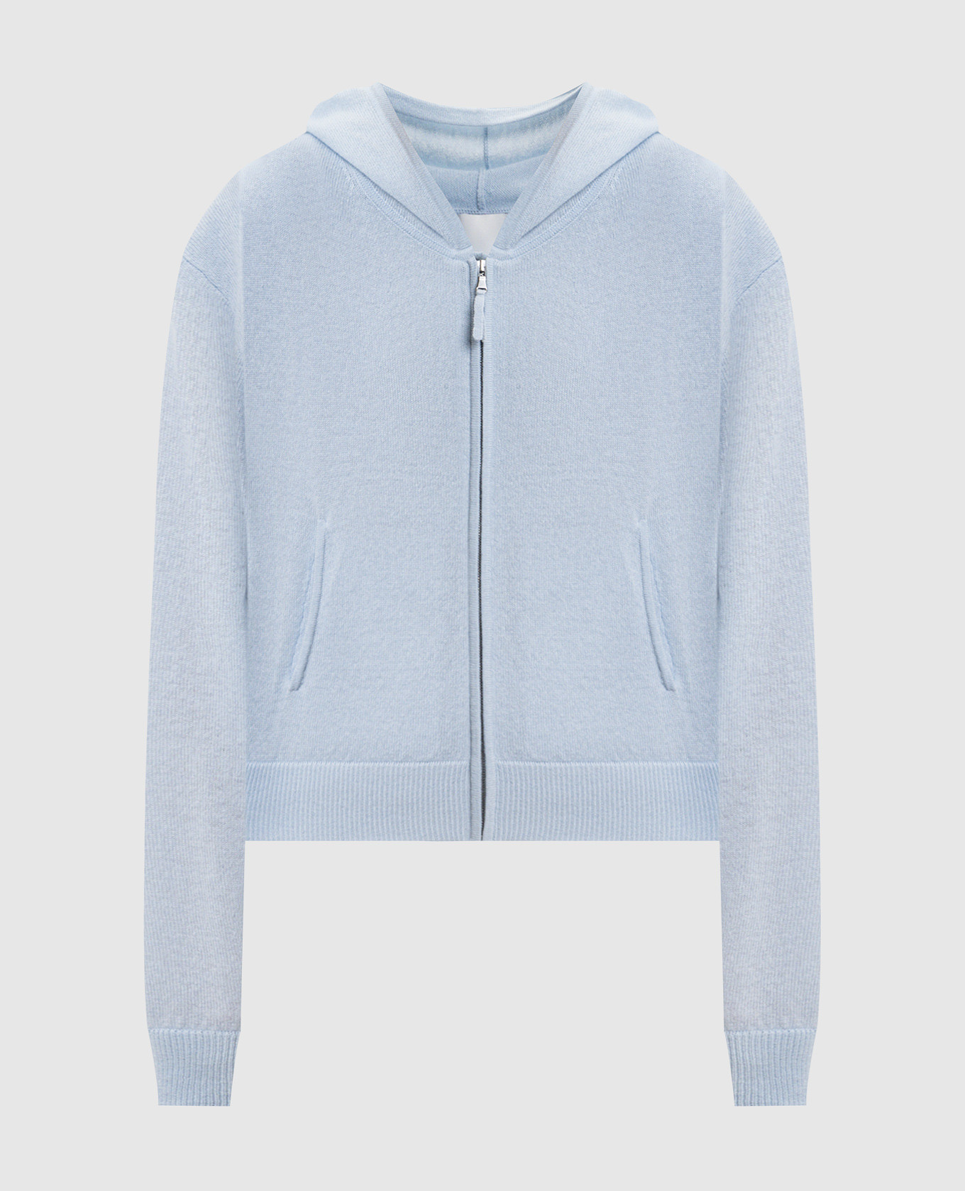 

Blue wool and cashmere sports jacket Allude, Light blue