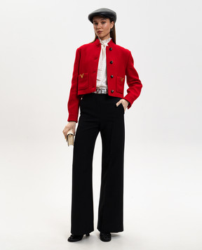 Valentino Red wool and silk jacket 8B3CJ5C55KJ