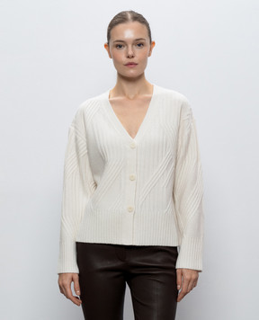 JOSEPH Aristea ivory wool cardigan JF010106