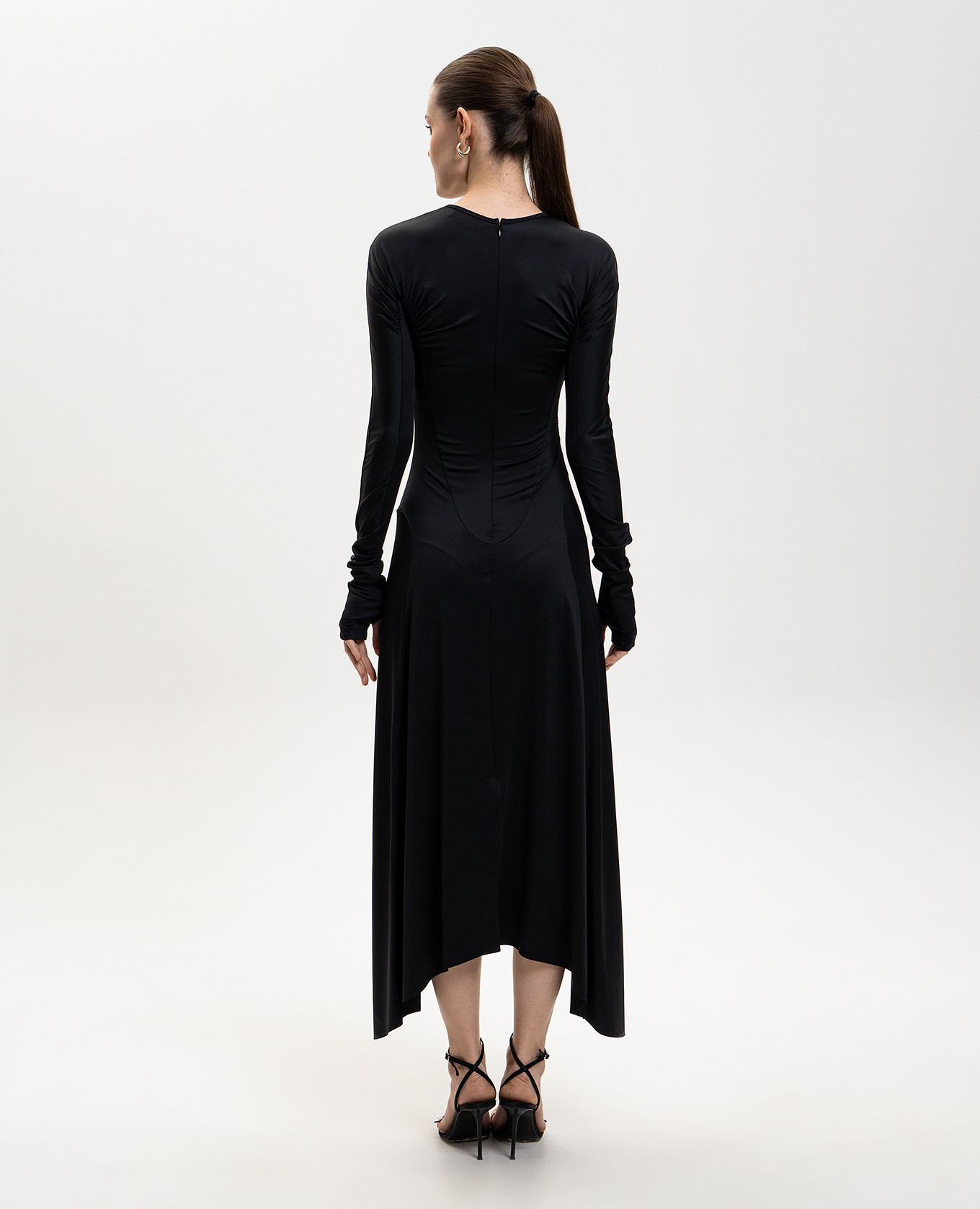 

Black dress with drapery Victoria Beckham