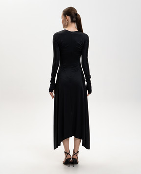 Victoria Beckham Black dress with drapery 1126JDR006984A