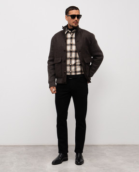 Cashmere&Whiskey Beige checkered shirt 43752091326